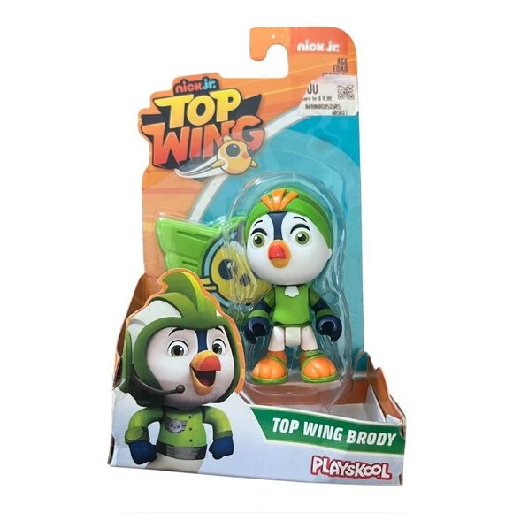 Top Wing Brody Action Figure & Badge Set Bird Playskool Nick Jr. New - Picture 1 of 3